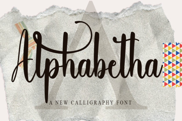 Alphabetha: A Handwritten Font for Editorial Elegance