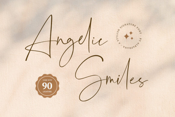Angelic Smiles: A Script Font for Clear Campaigns