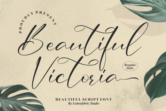 Beautiful Victoria: A Script Font for Editorial Charm