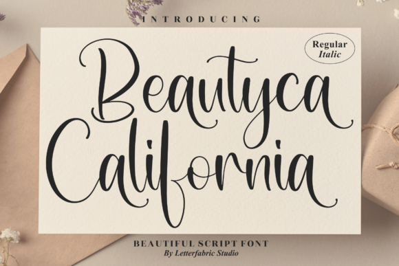Beautyca California: A Script Font for Modern Web Design