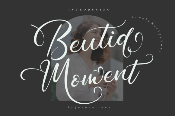 Beutiq Moment: A Handwritten Font for Digital Design