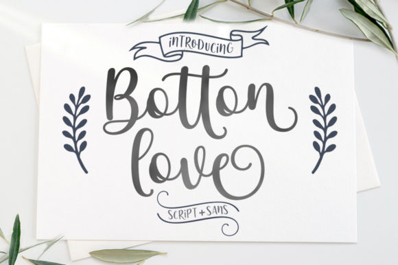 Botton Love Duo: A Review of This Versatile Script Font