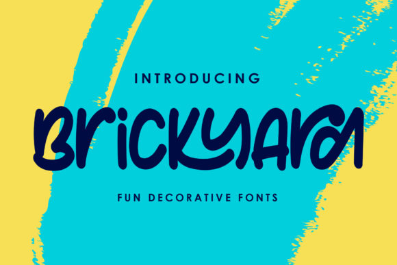 Brickyard: A Playful Handwritten Font for Editorial Design
