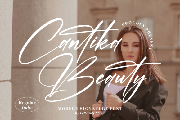 Cantika Beauty: A Handwritten Font for Crafters
