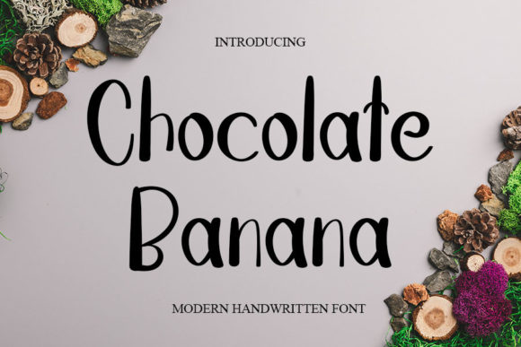 Chocolate Banana: A Relaxed Handwritten Font for Editors