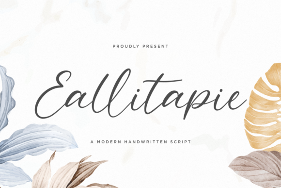 Eallitapie: A Premium Handwritten Font for Campaigns