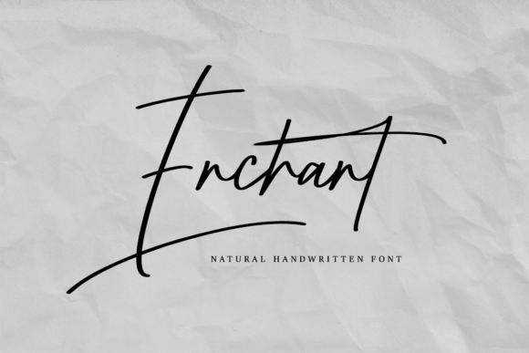 Enchant: A Graceful Script Font for Editorial Design