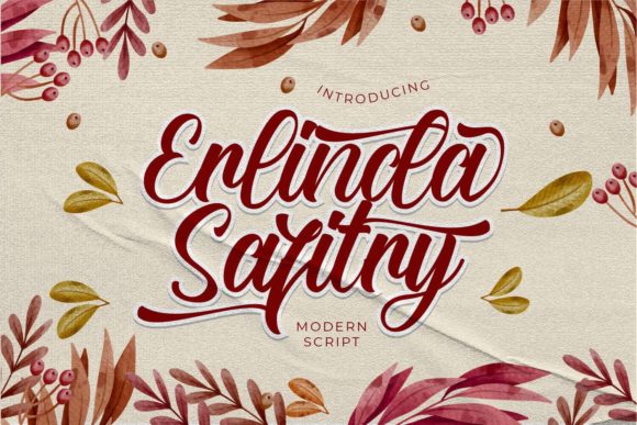 Erlinda Safitry: A Versatile Script Font for Branding