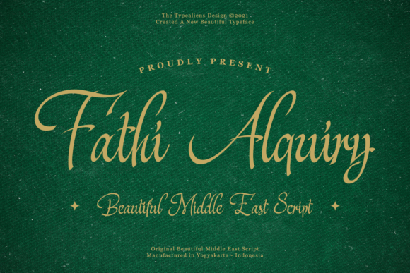 Fathi Alquiry: A Timeless Handwritten Font for Crafters