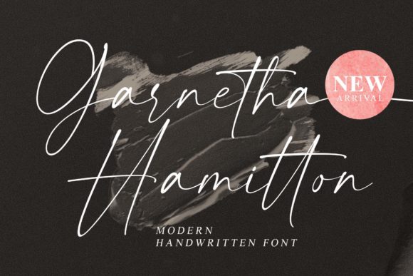 Garnetha Hamitton: The Script Font That Elevates Digital Branding