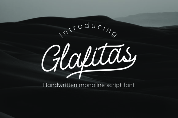 Glafitas: A Retro Handwritten Font for Editorial Design