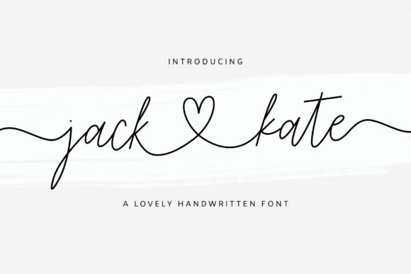 Jack and Kate: A Premium Handwritten Font for Branding