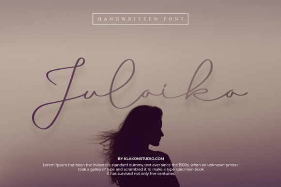 Julaika: A Handwritten Font for Modern Brands