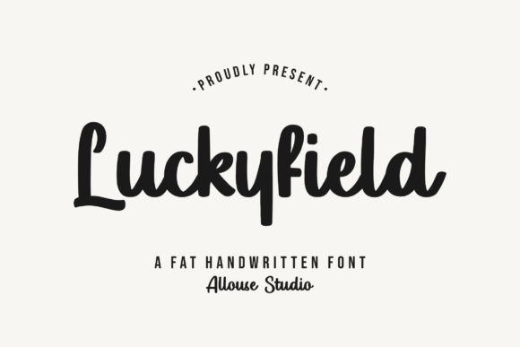 Luckyfield: An Elegant Script Font for Editorial Design