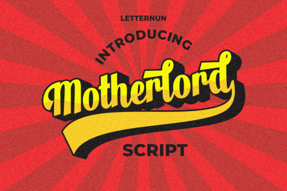 Motherlord: A Bold Handwritten Font for Makers