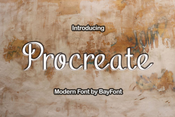 Procreate Font: A Playful Typeface for Your Brand