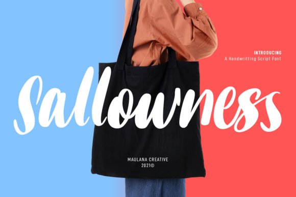 Sallowness: A Handwritten Font for Modern Branding