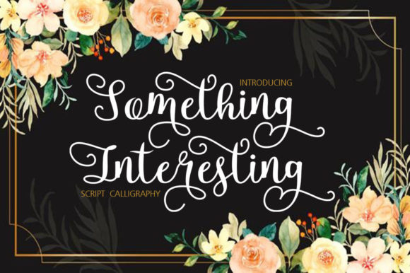 Something Interesting: A Bold Handwritten Font for Branding
