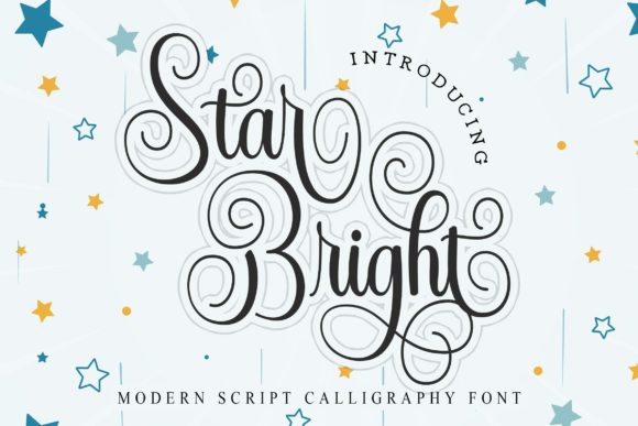 Star Bright: A Romantic Script Typeface for Branding