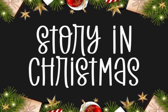 Story in Christmas Font for Festive Campaigns