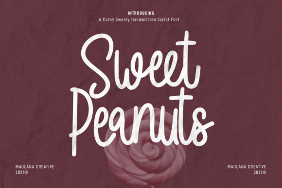Sweet Peanuts: A Premium Script Font for Brand Identity