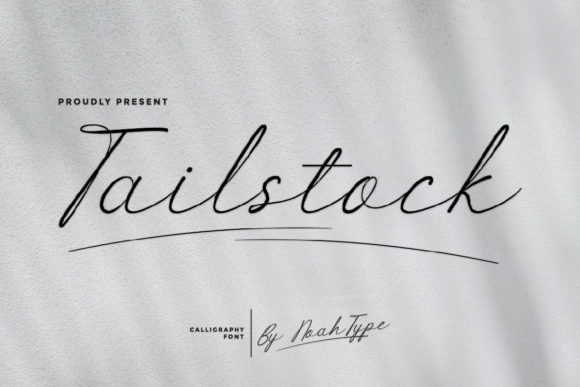 Tailstock: A Graceful Script Font for Editorial Design