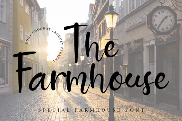 The Farmhouse: A Charming Script Font for Editors