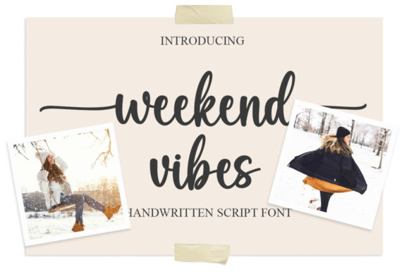 Weekend Vibes: The Playful Script Font for Campaigns