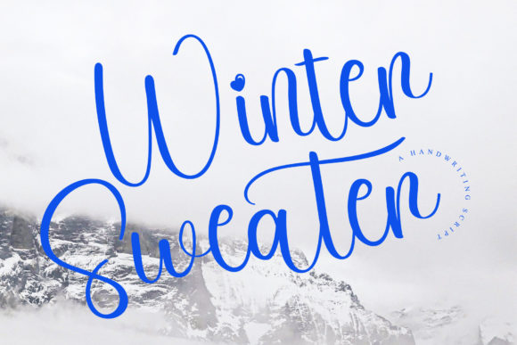 Winter Sweater Typeface for Web Design